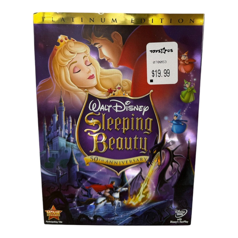Disney Sleeping Beauty Platinum Edition 50th Anniversary 2-Disc DVD New Sealed